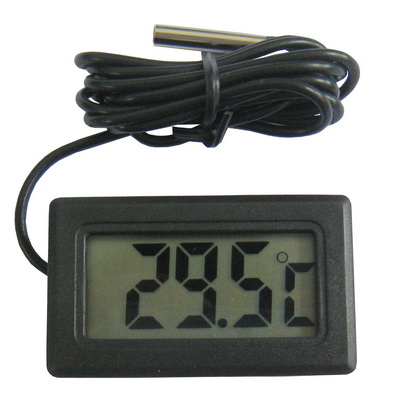 Digital Thermometer, Cable Length: 1m - Click Image to Close